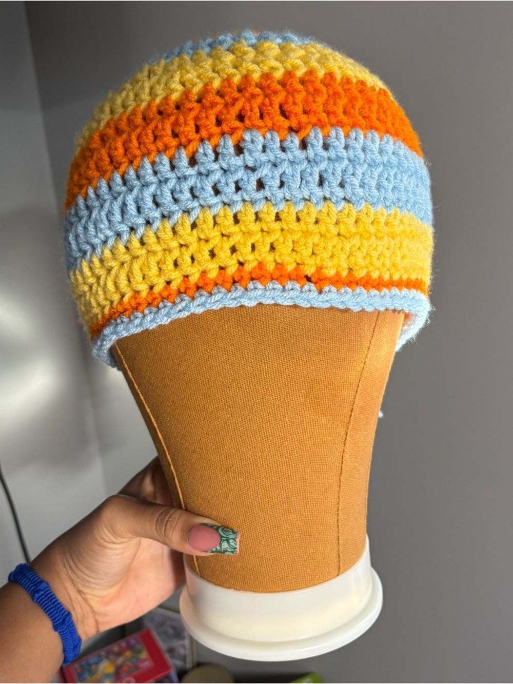 Sunny Day Crochet Beanie